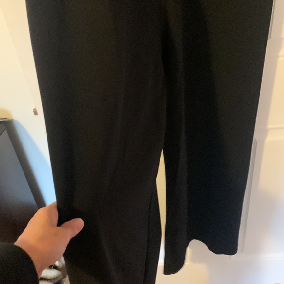 Black jumpsuit. Dressy. Size L. Boot cut bottom worn once - Picture 5 of 6